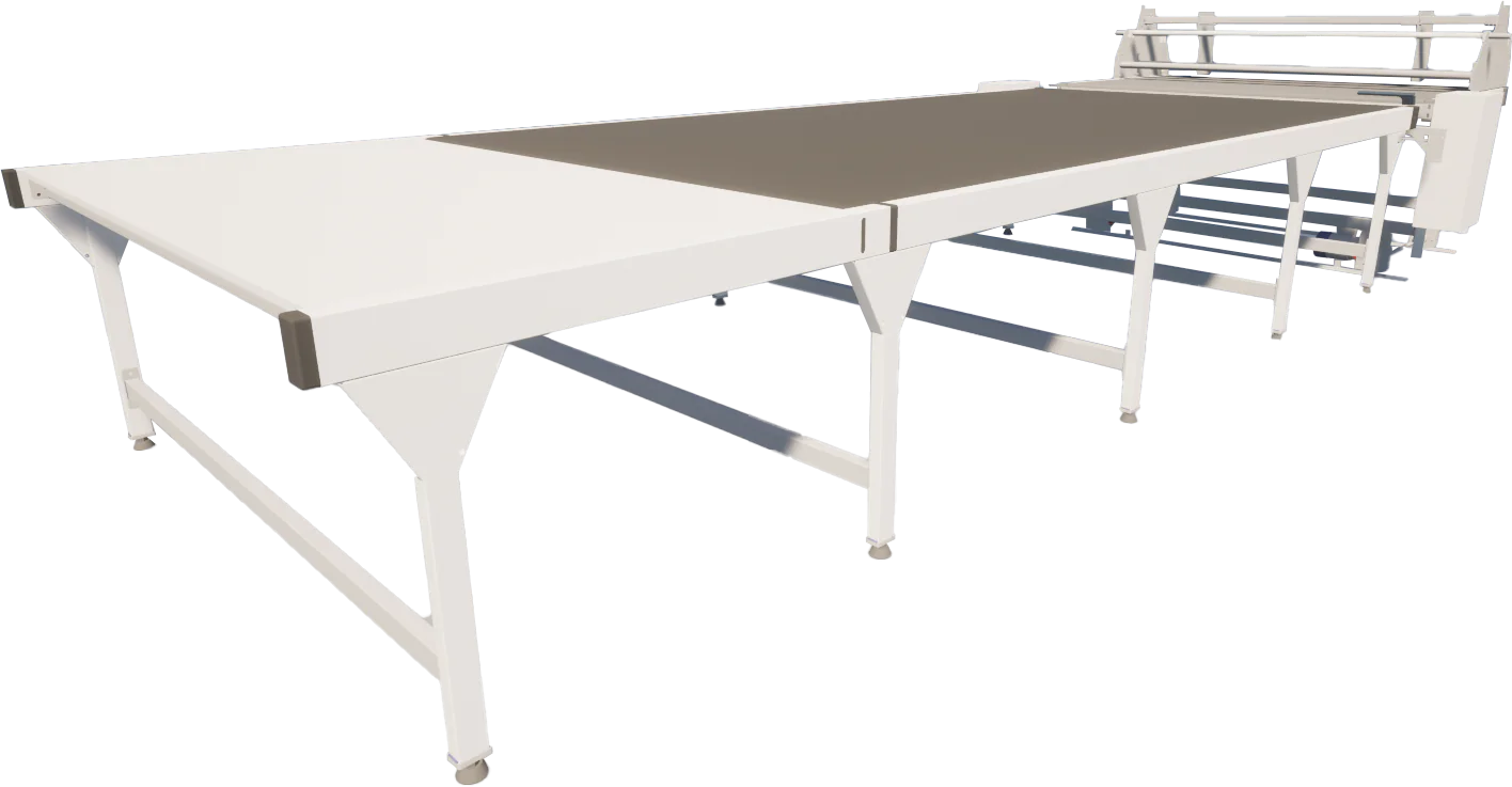 Conveyr table with easy loader